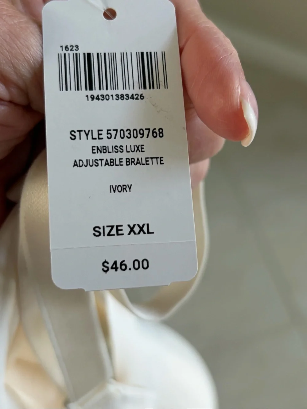 Soma White Seamless Padded Bralette